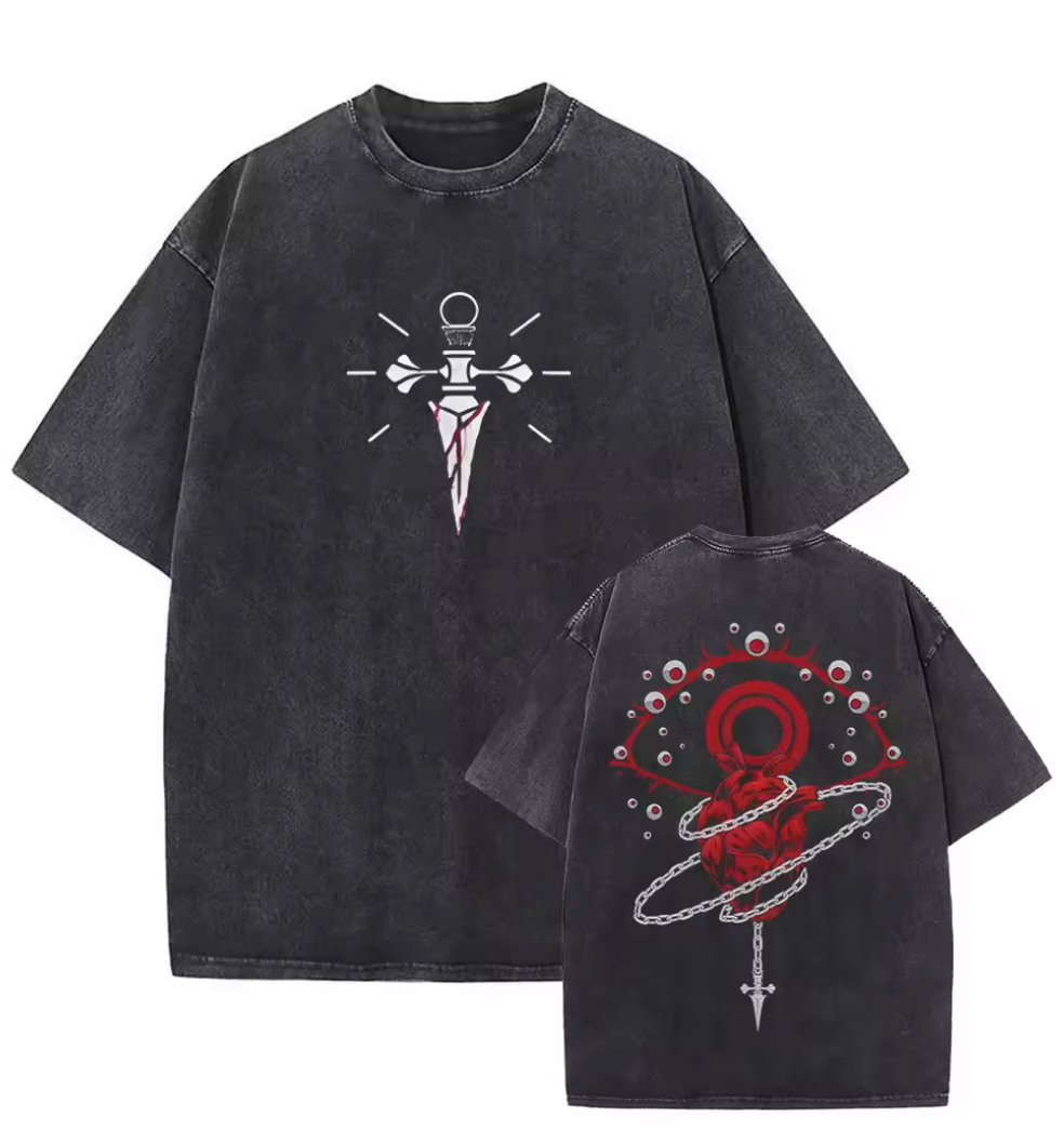 Scarlet Commandment - Oversized T-Shirt