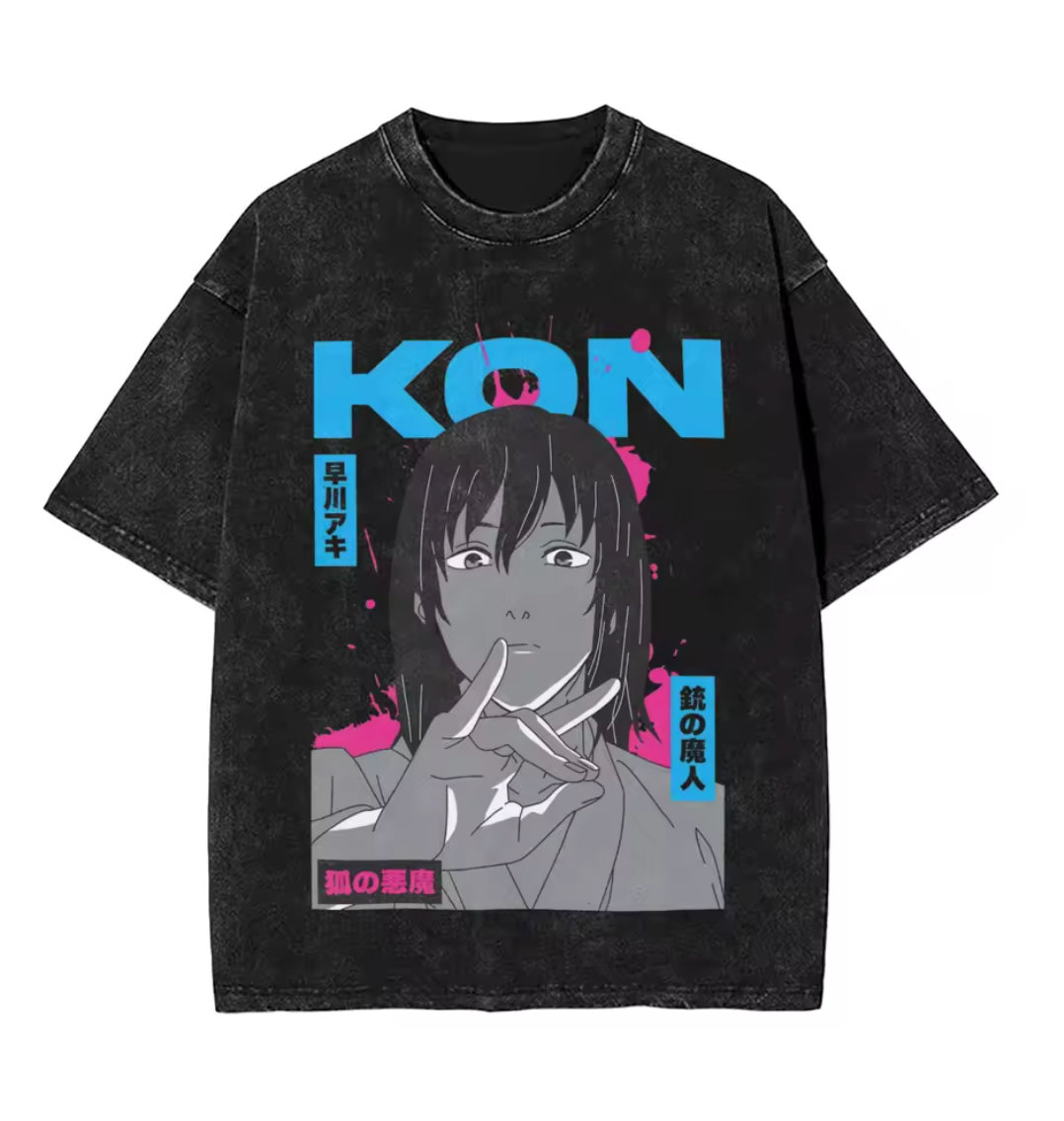 Aki Hayakawa: Kon Summon — Oversized T-Shirt