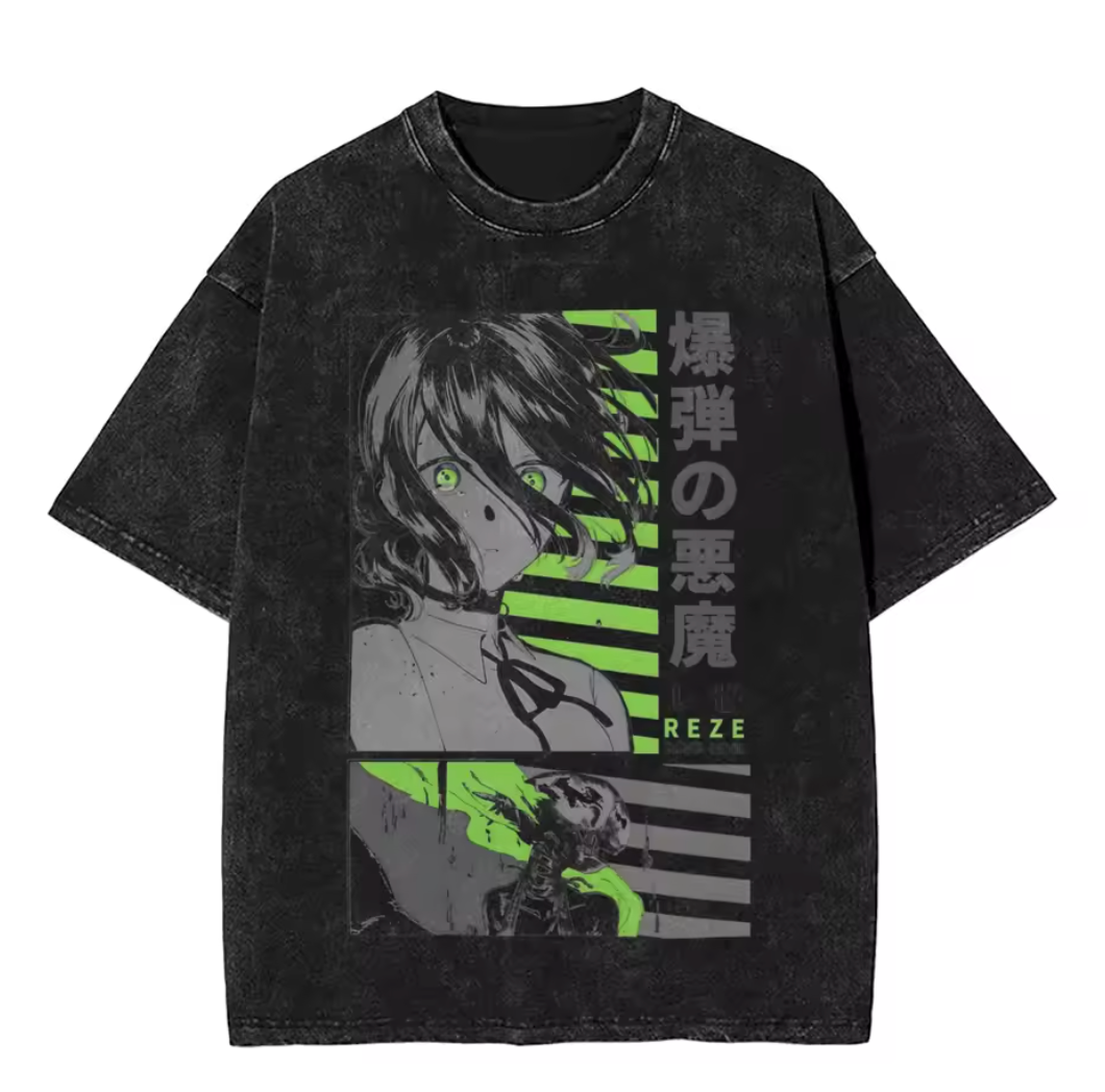 Bomb Girl Reze – Oversized T-Shirt